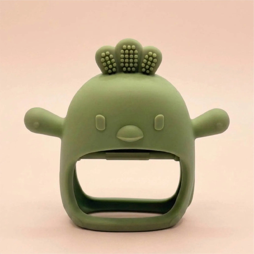 Buy Long-Hold Handle Teether- Green Online - Lillbud
