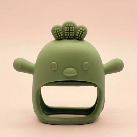 Long-Hold Handle Teether- Green