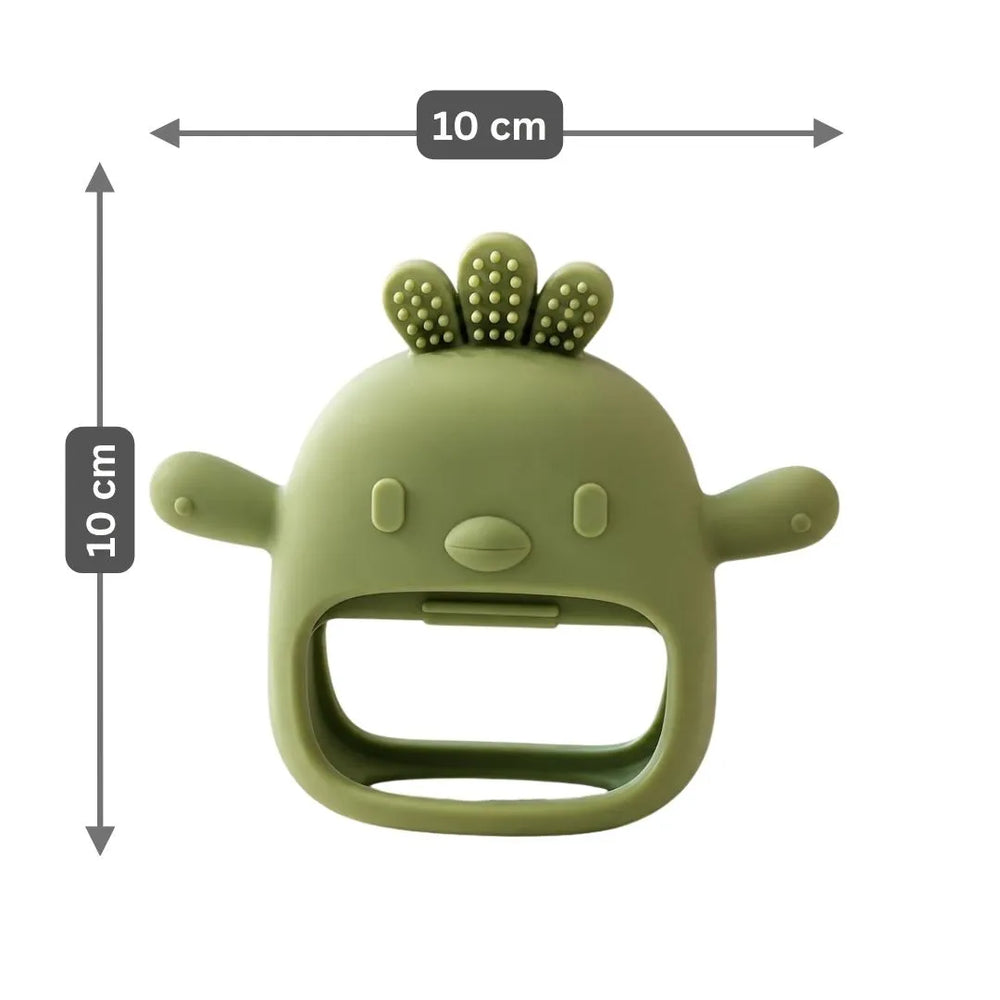 Long-Hold Handle Teether- Green