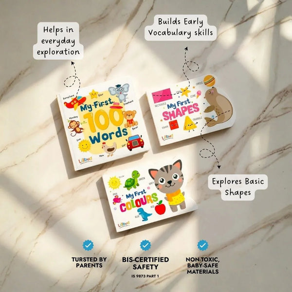 My First Board Book Set (3 Books)