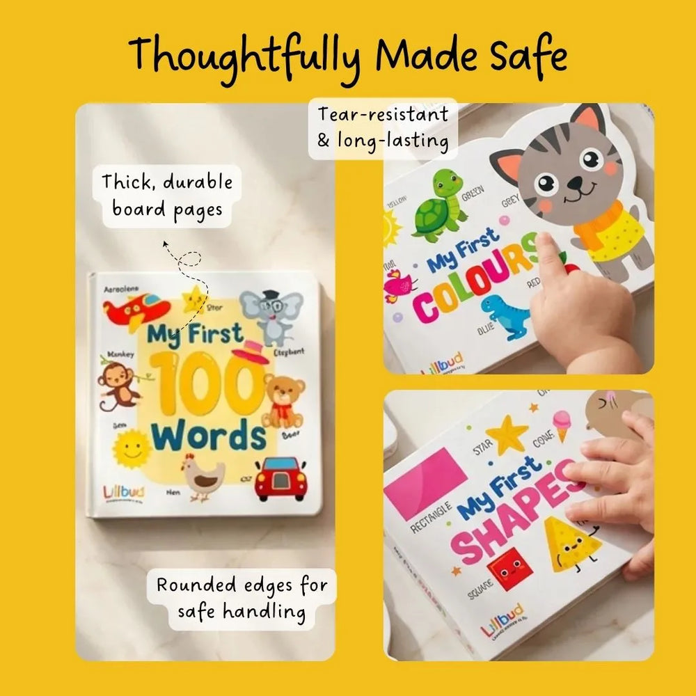 Buy My First Board Book Set (3 Books) Online - Lillbud