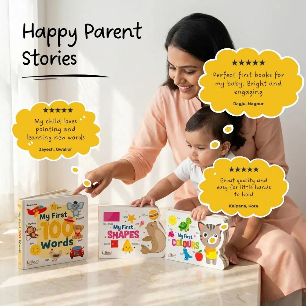 Buy My First Board Book Set (3 Books) Online - Lillbud