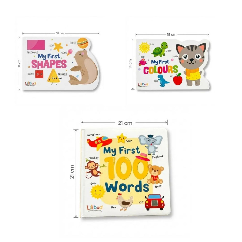 Buy My First Board Book Set (3 Books) Online - Lillbud