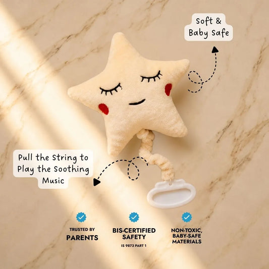 Musical Star - Soft toy with soothing music for sleep time