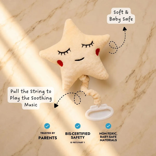 Musical Star - Soft toy with soothing music for sleep time