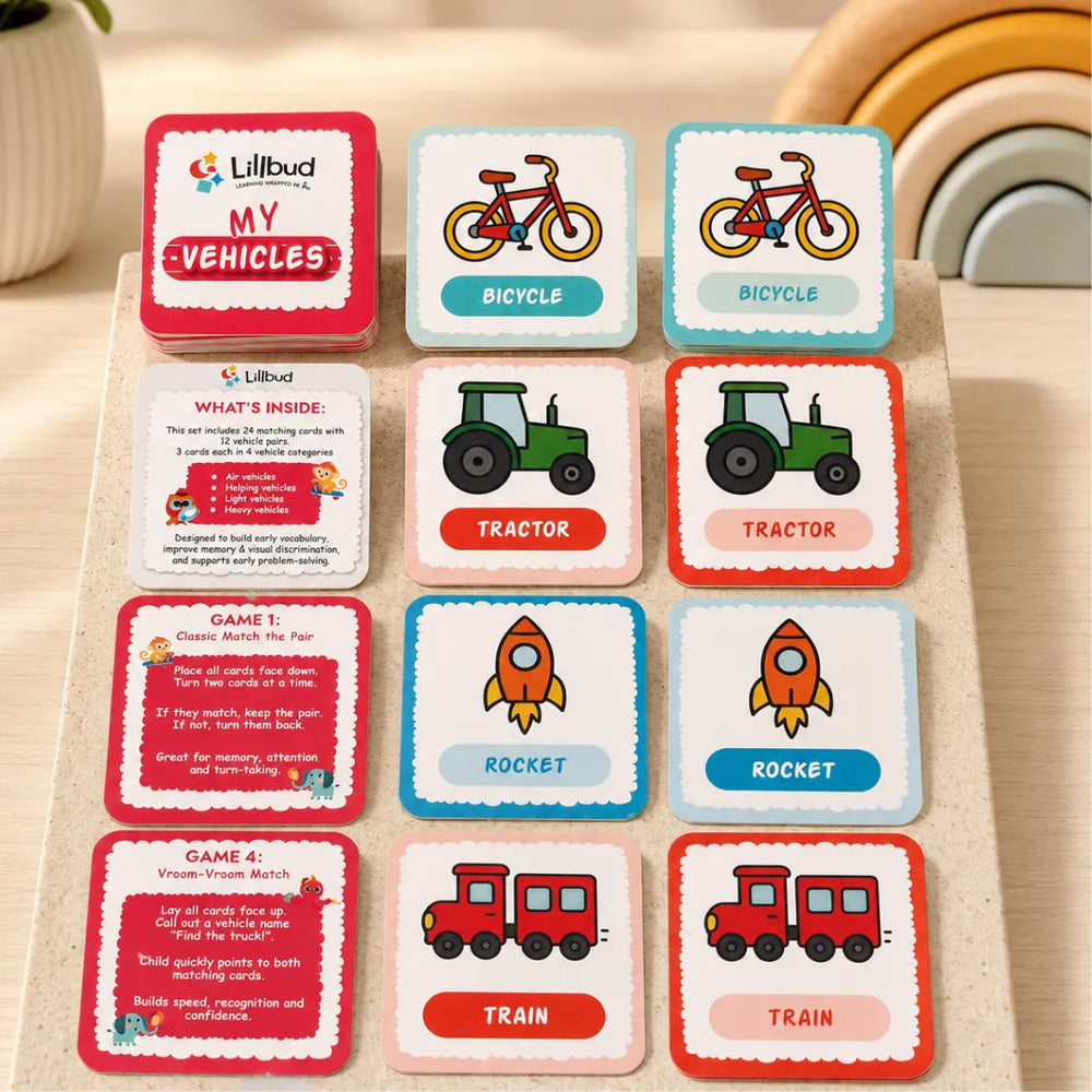 Buy My Vehicles Matching Card Online - Lillbud 