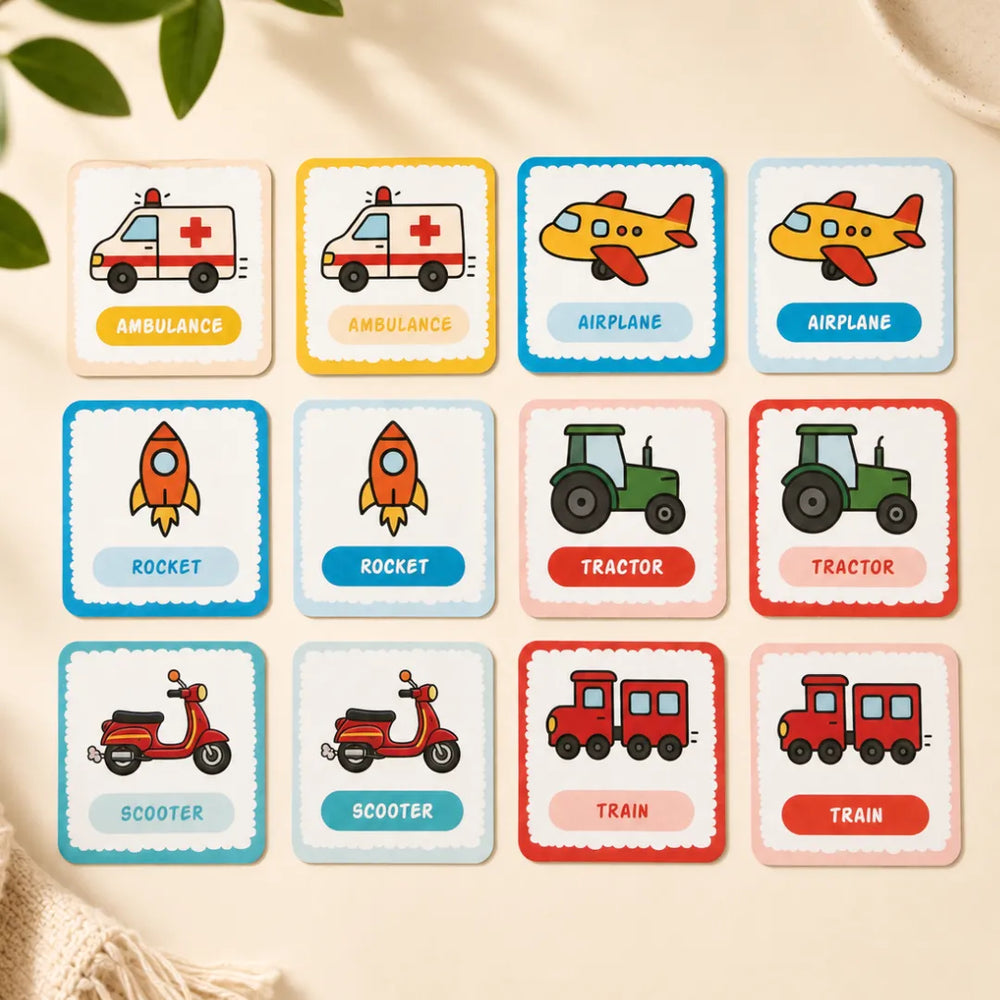 Buy My Vehicles Matching Card Online - Lillbud 