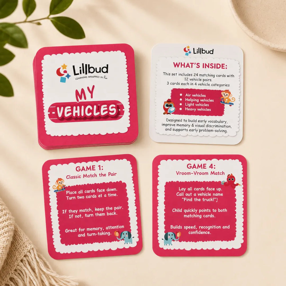Buy My Vehicles Matching Card Online - Lillbud 