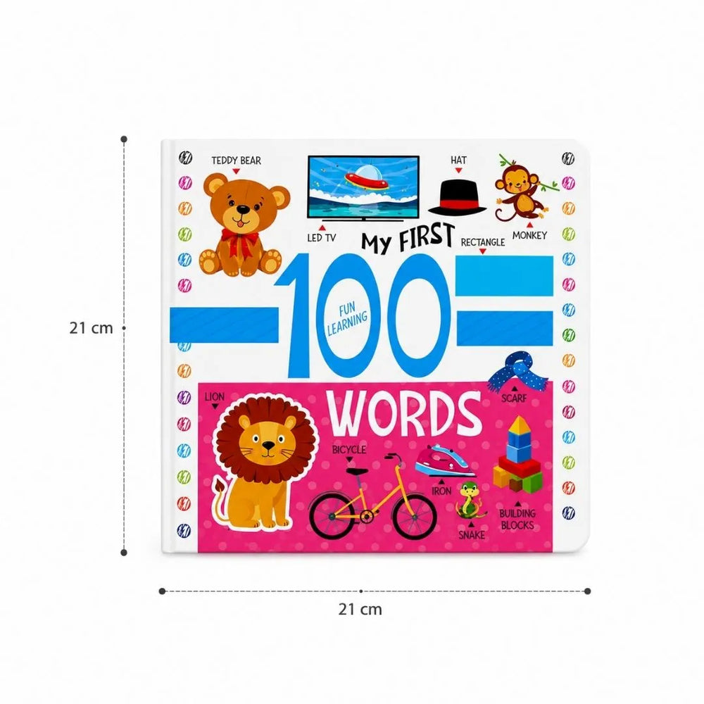 Buy My First 100 Words - Board Book Online - Lillbud