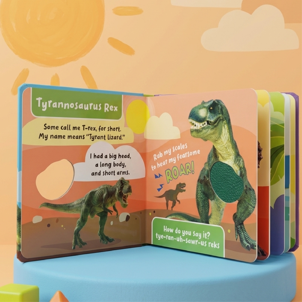 Buy Noisy Touch and Feel - Dinosaurs Online - Lillbud 