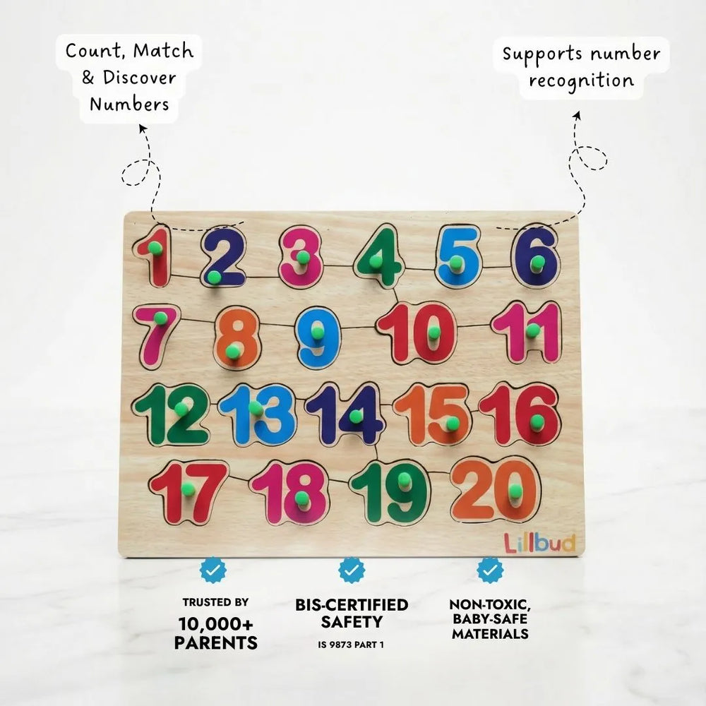 Buy Numbers Puzzle Online - Lillbud 