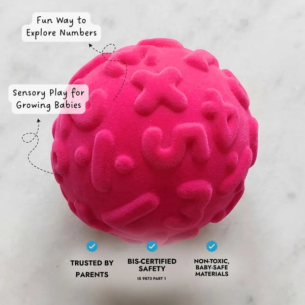 Numerals Ball- Pink
