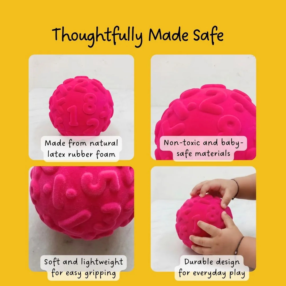 Numerals Ball- Pink