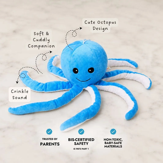 Buy Octopus Soft Toy with easy to grasp arms Online - Lillbud