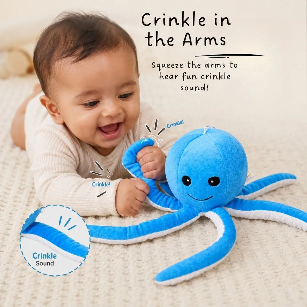 Buy Octopus Soft Toy with easy to grasp arms Online - Lillbud