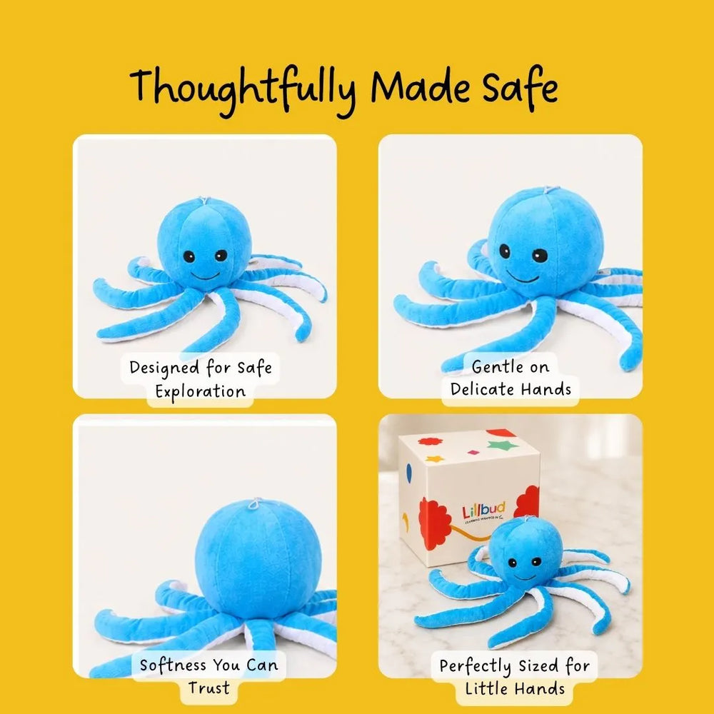 Buy Octopus Soft Toy with easy to grasp arms Online - Lillbud