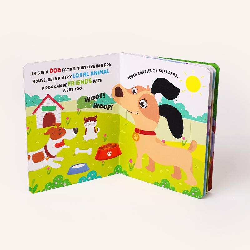Sea & Pet Animals – Touch and Feel Sensory Board Book Set