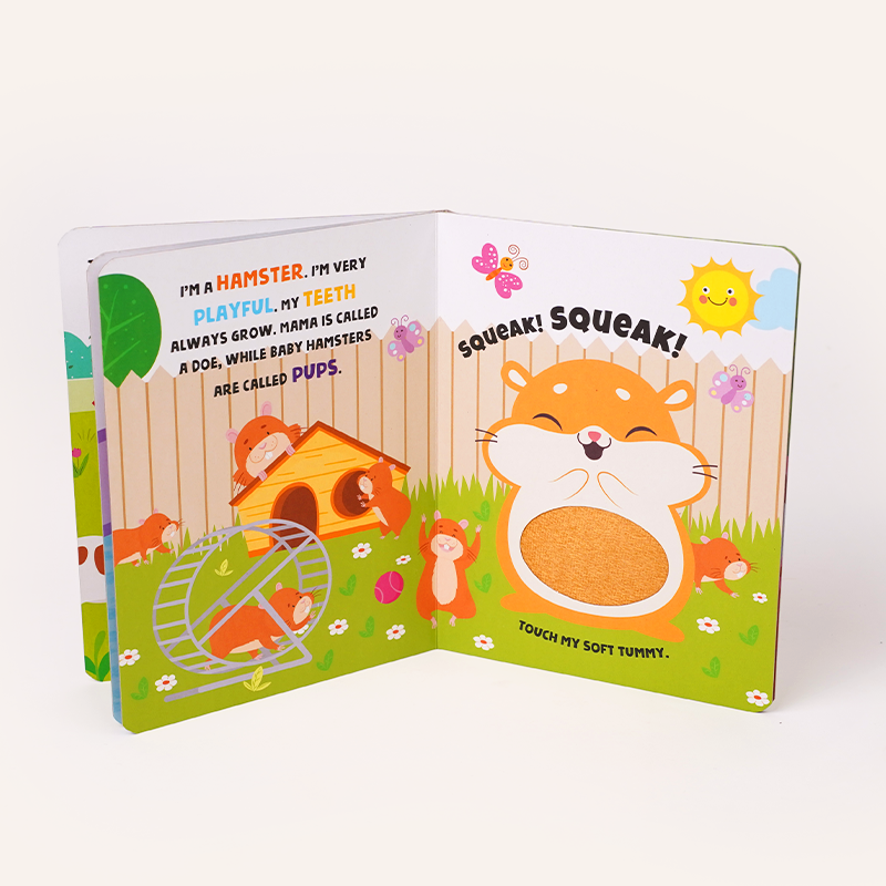 Sea & Pet Animals – Touch and Feel Sensory Board Book Set