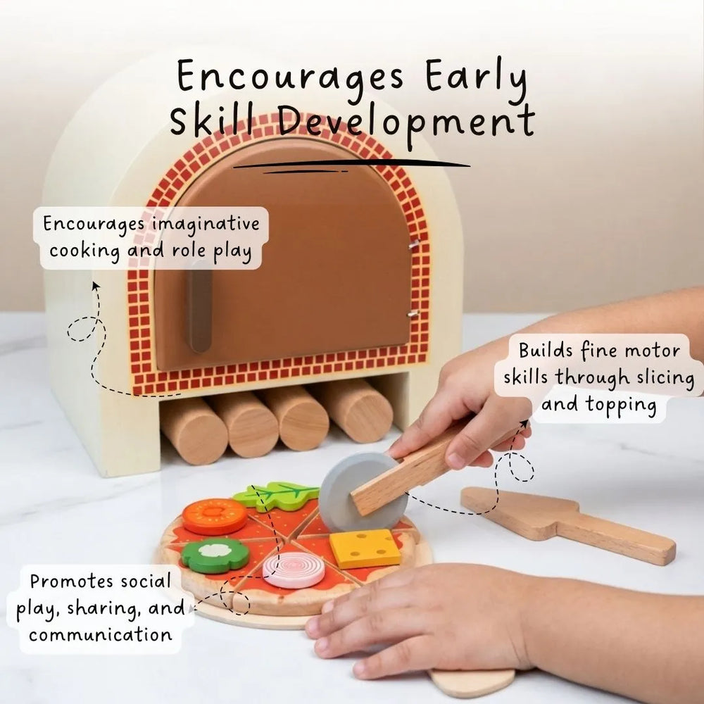 Little Pizzeria Pretend Play Set