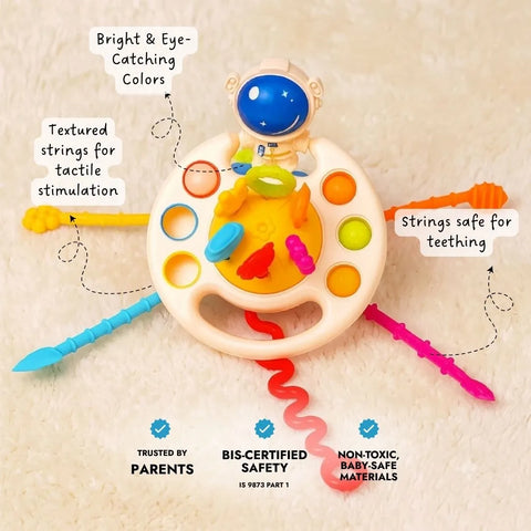 Tug and Pop - Pull String Teether