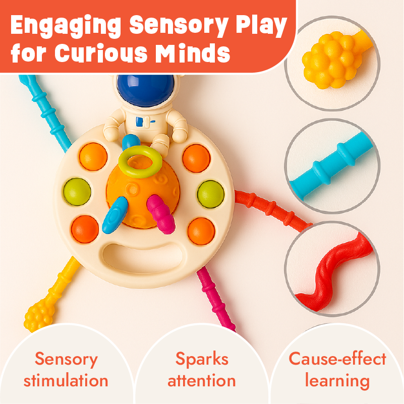 Buy Tug and Pop - Pull String Teether Online - Lillbud