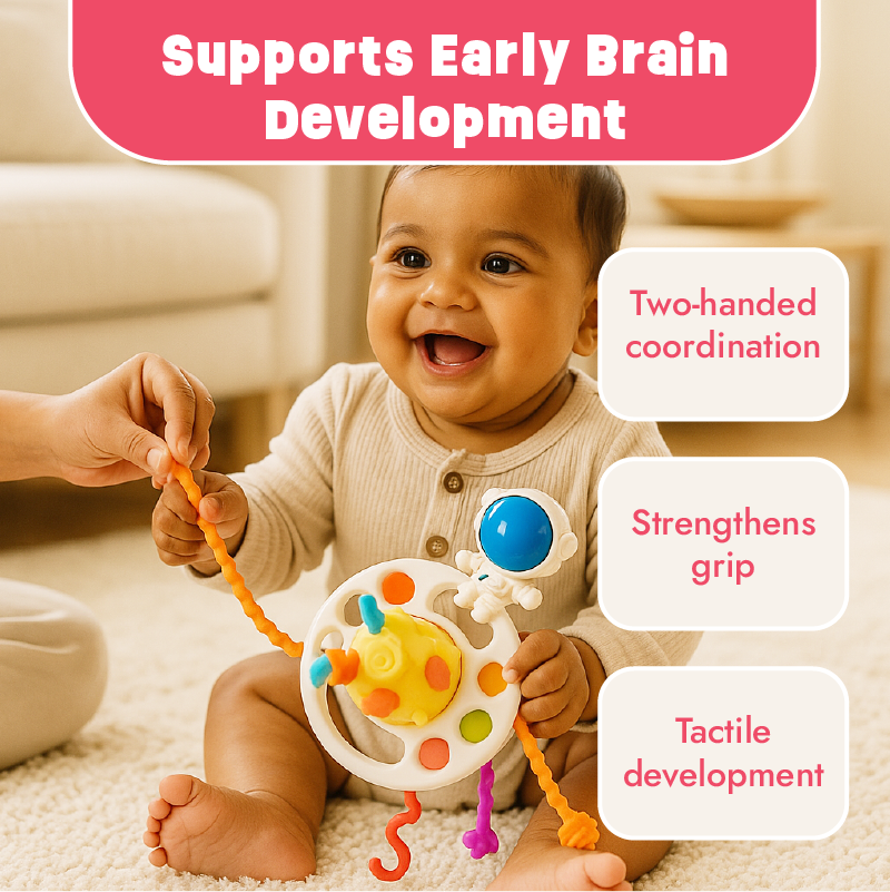 Tug and Pop - Pull String Teether