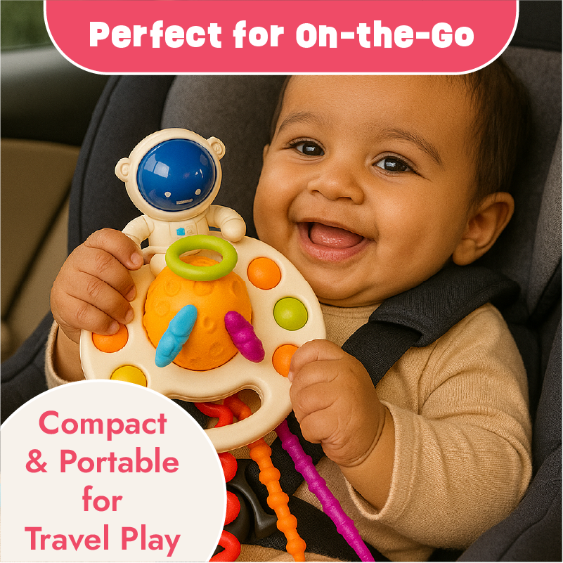 Tug and Pop - Pull String Teether