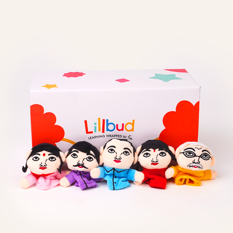 Finger Puppets - Teach kids about family through stories