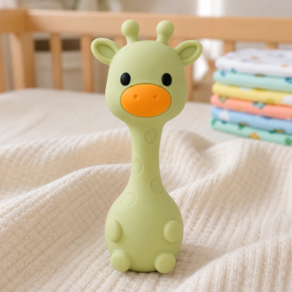 Buy Animal Teething Rattle (Silicone) Online - Lillbud 