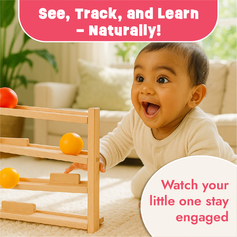 Roll and Watch - Wooden Ball Tracker