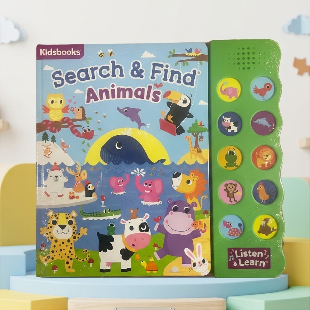 Buy SEARCH AND FIND : ANIMALS Online - Lillbud 