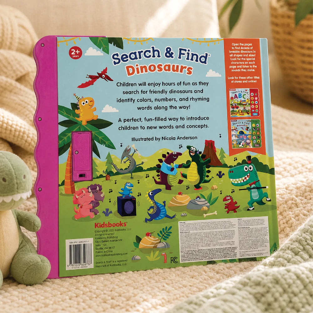 Buy SEARCH & FIND : DINOSAURS Online - Lillbud 