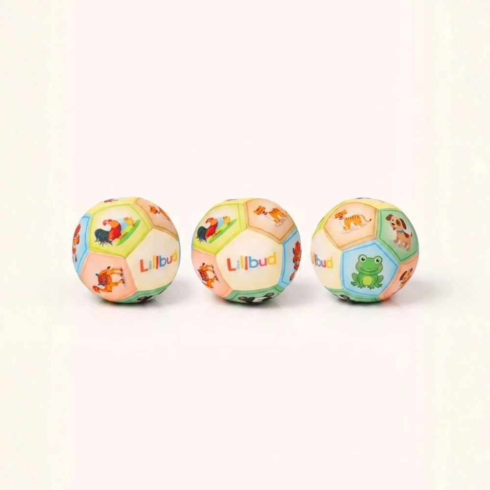Buy Animal Pals Ball - Scuba Fabric Soft Football for Babies Online - Lillbud 