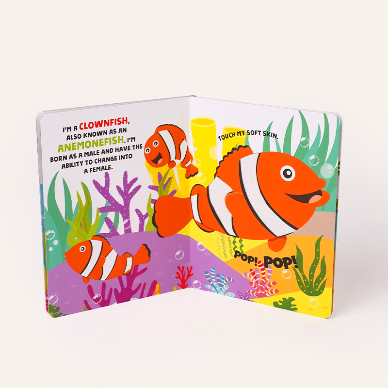 Sea & Pet Animals – Touch and Feel Sensory Board Book Set