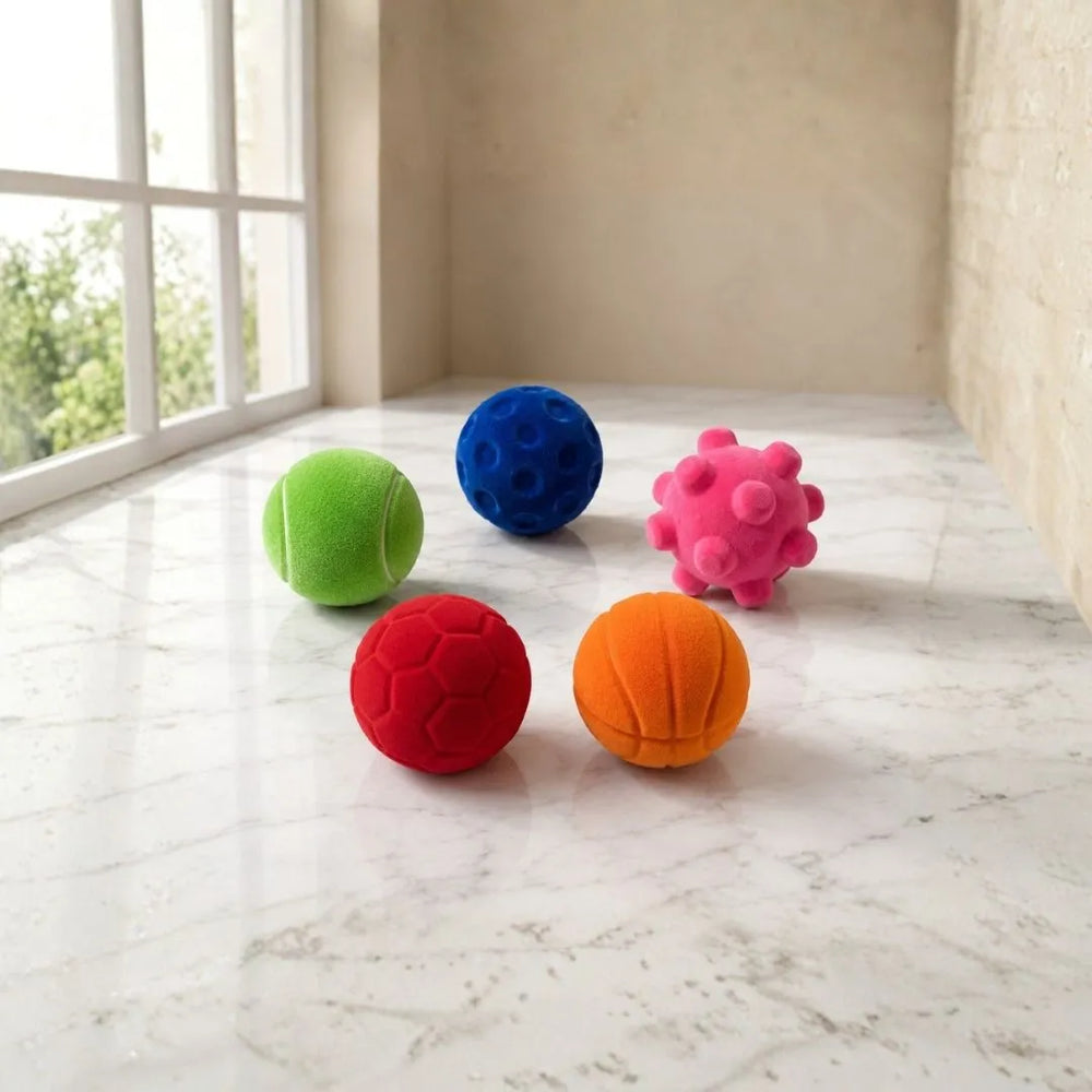 Buy Sensory Balls (Set of 5) Online - Lillbud