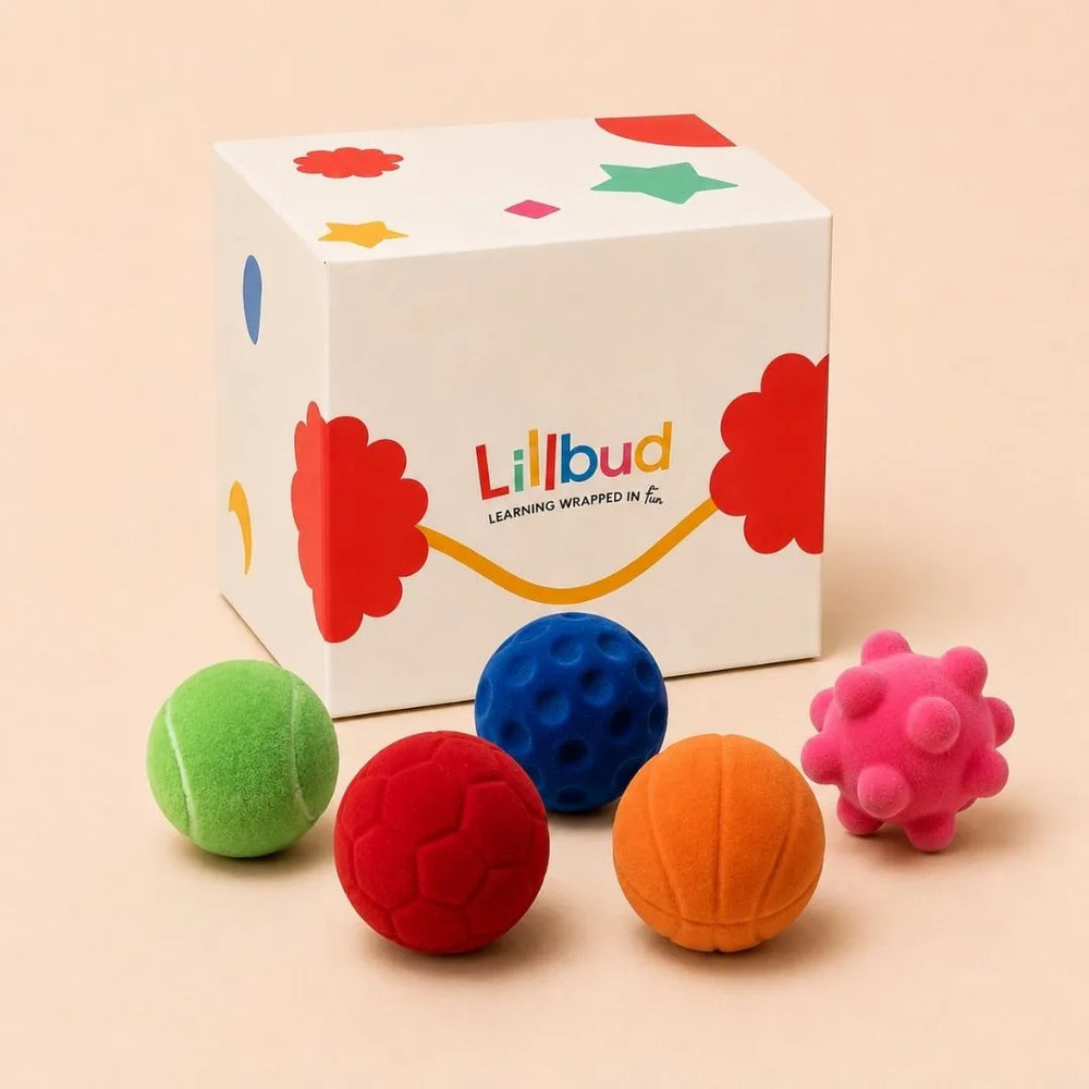 Buy Sensory Balls (Set of 5) Online - Lillbud