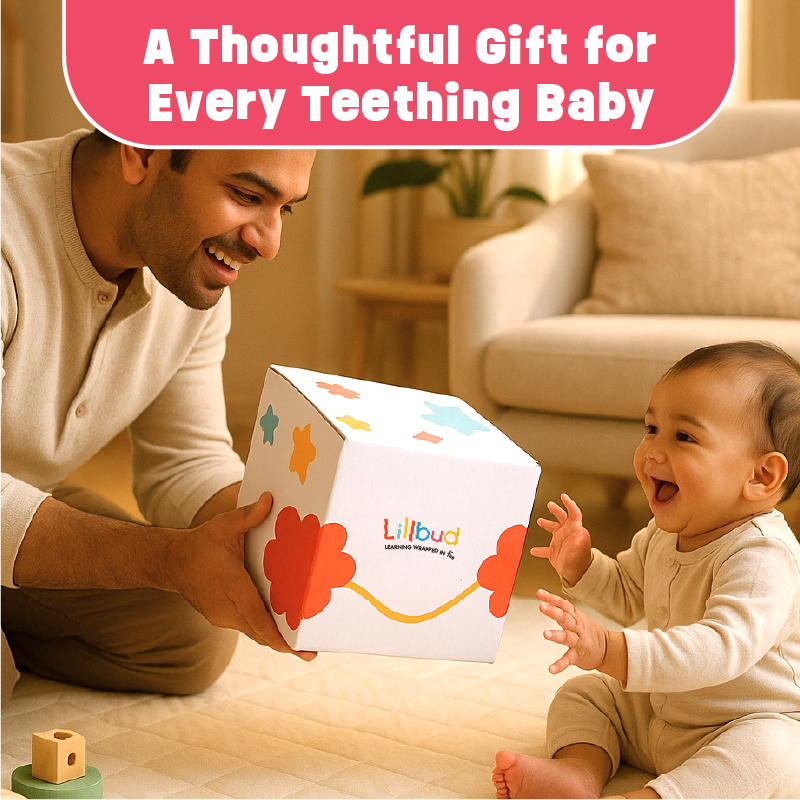 Sensory Teether - 6 shapes and textures