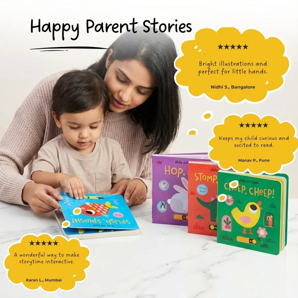 Buy Slide & Seek Storytime Set (Set of 4) Online - Lillbud 