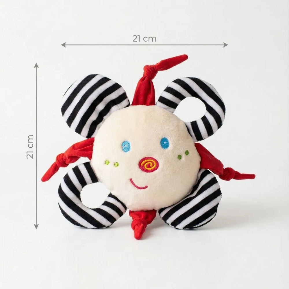 Buy Snuggle Clutch - High contrast sensory soft toy for babies Online - Lillbud 