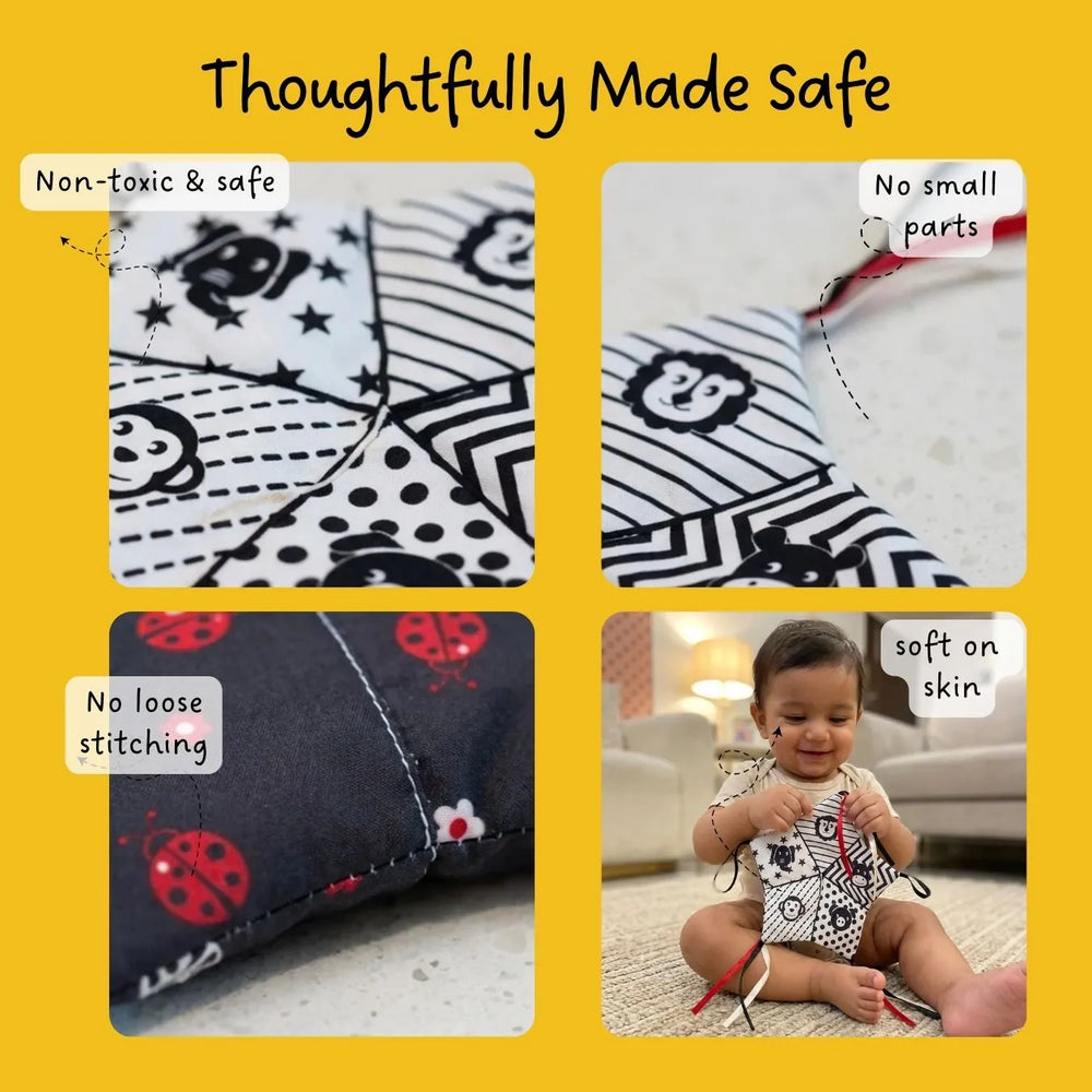 Buy Starry Crinkle Mat for Tummy Time Engagement Online - Lillbud 
