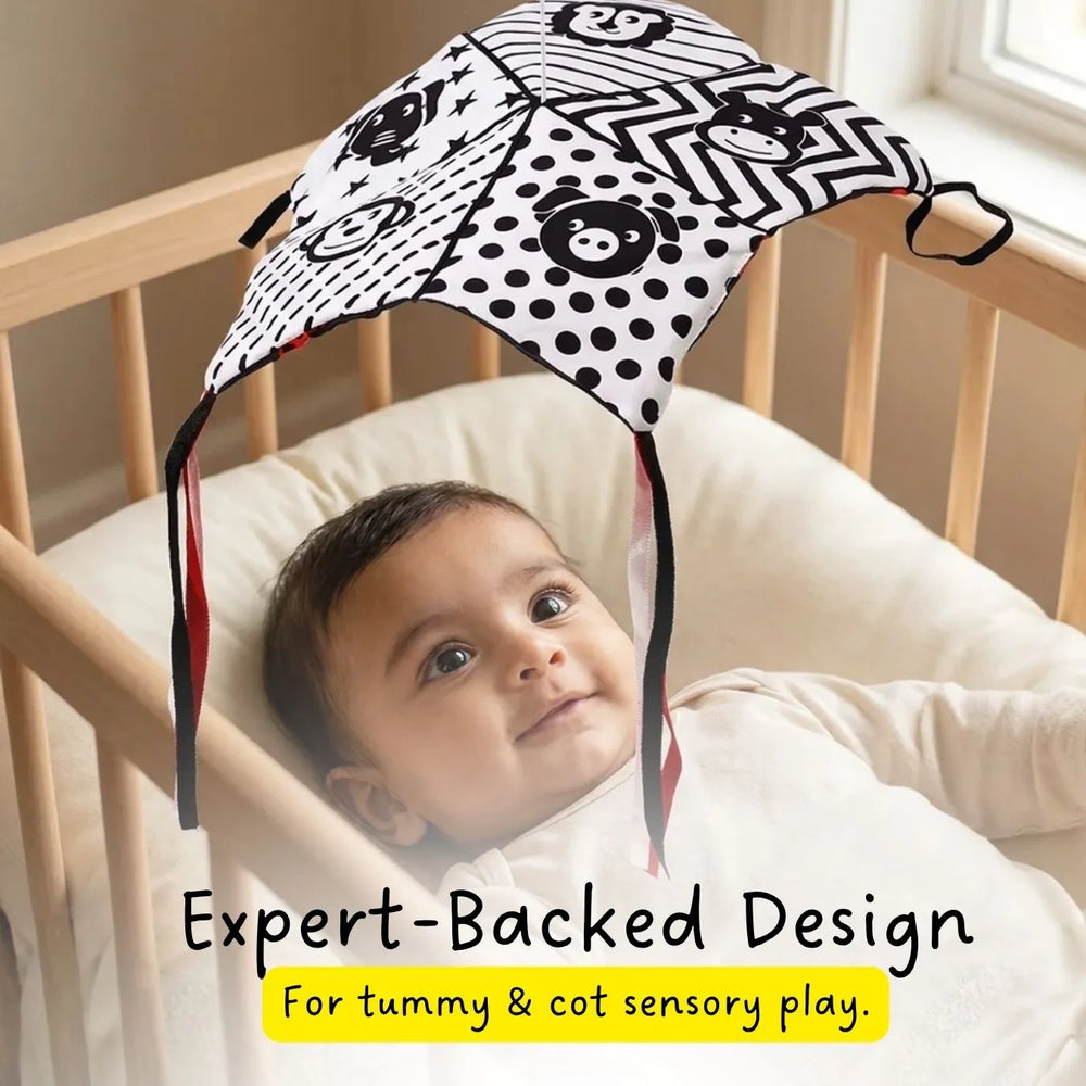 Buy Starry Crinkle Mat for Tummy Time Engagement Online - Lillbud 