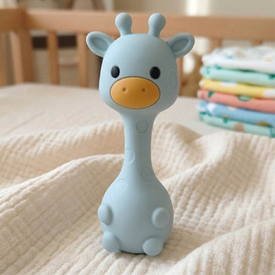 Buy Animal Teething Rattle (Silicone) Online - Lillbud
