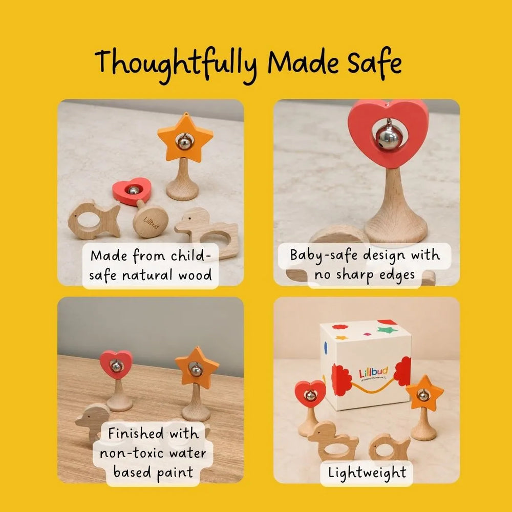 Teether and Rattles Newborn Gift Set