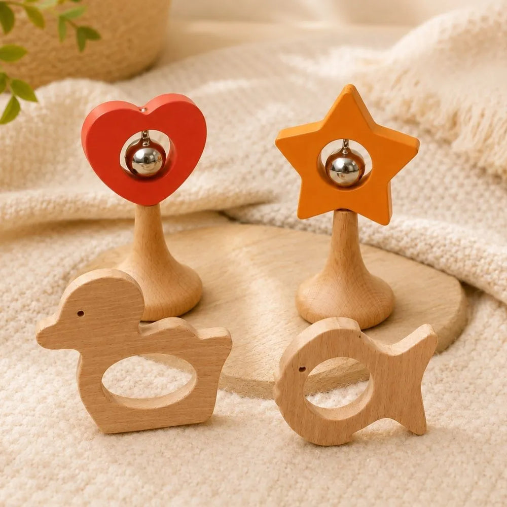 Teether and Rattles Newborn Gift Set