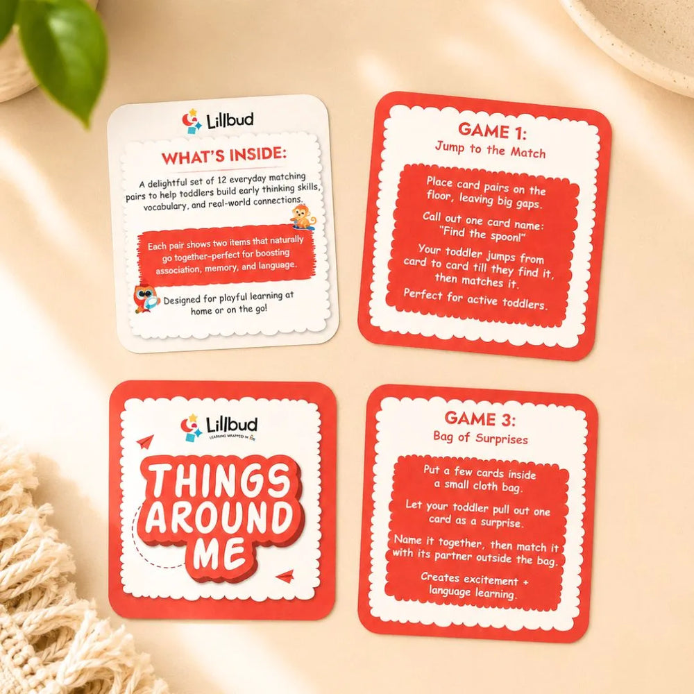 Buy Things Around Me - Matching Card game Online - Lillbud 