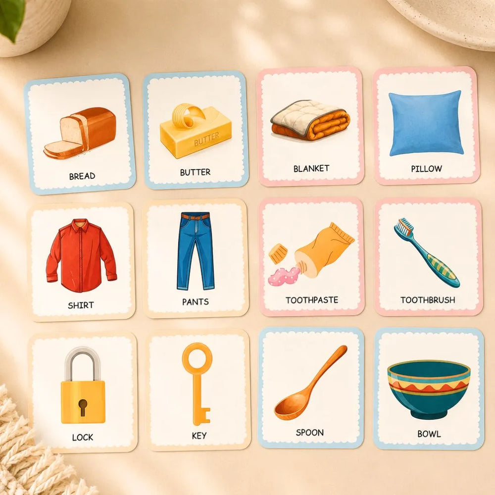 Buy Things Around Me - Matching Card game Online - Lillbud 
