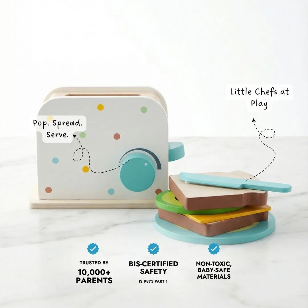 Buy Coffee & Toaster Pretend Play Set Online - Lillbud 