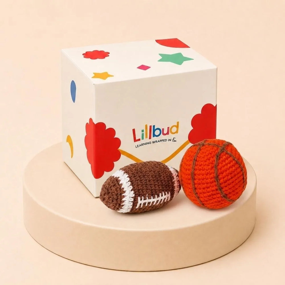 Buy Toss and Play - Crochet Balls Set Online - Lillbud