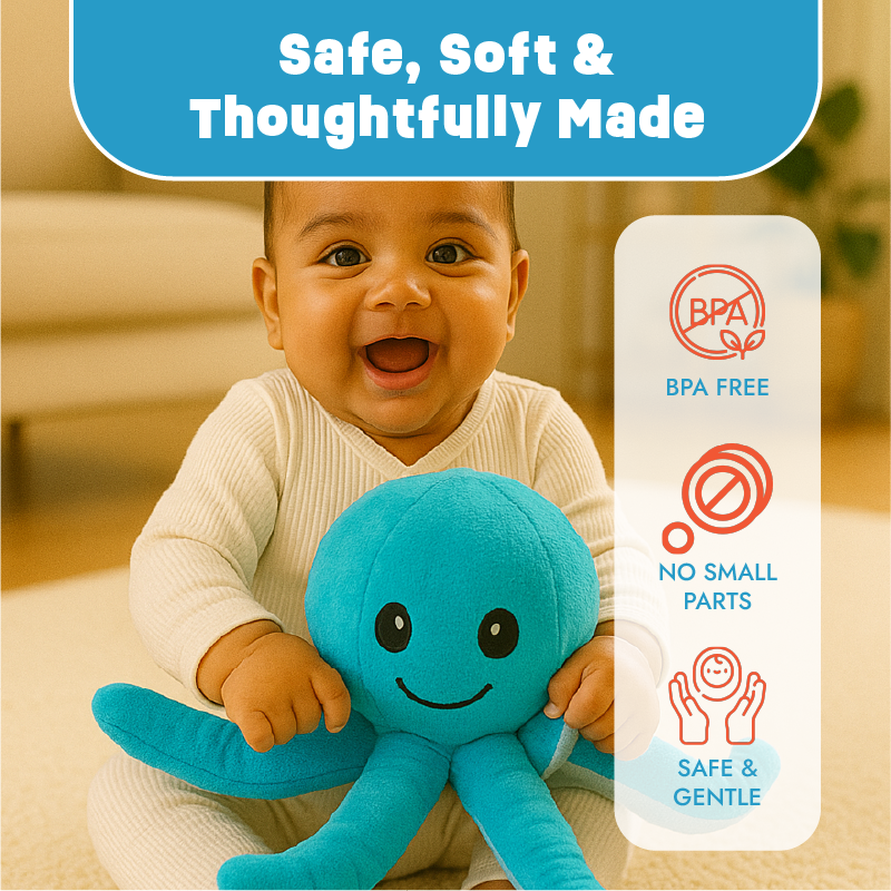 Buy Octopus Soft Toy with easy to grasp arms Online - Lillbud 