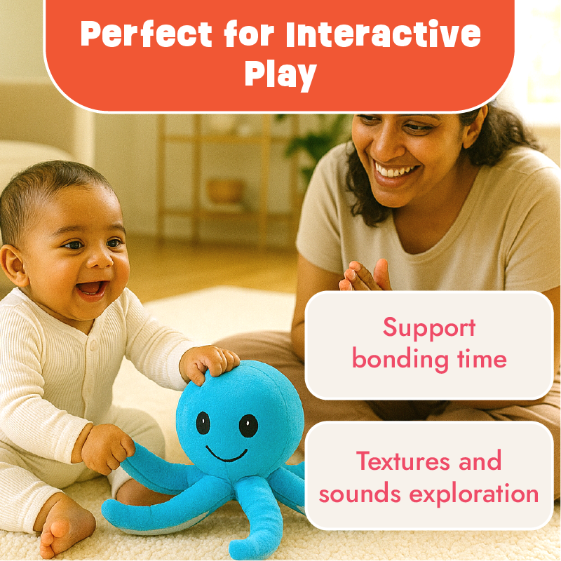 Buy Octopus Soft Toy with easy to grasp arms Online - Lillbud 